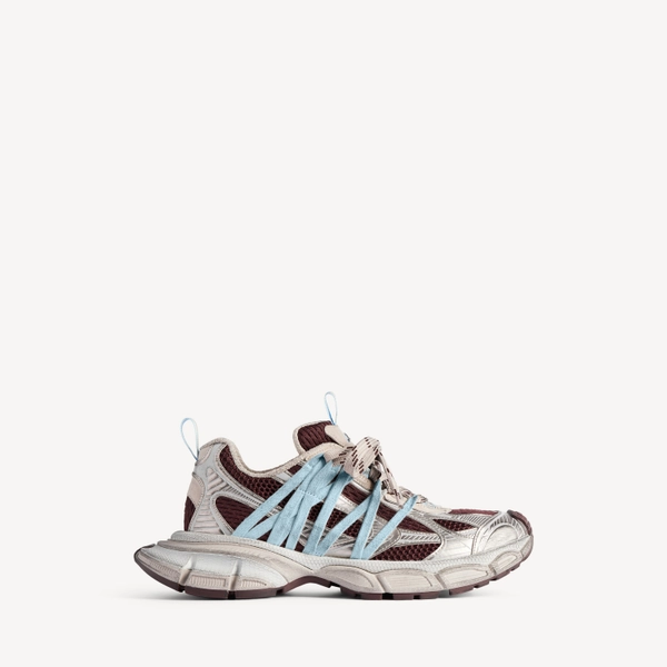 Women's 3xl Interlace Sneaker in Brown/beige/blue