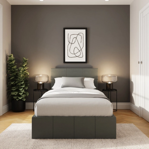 Zipcode Design Beaird Upholstered End Lift Ottoman Bed & Reviews | Wayfair.co.uk