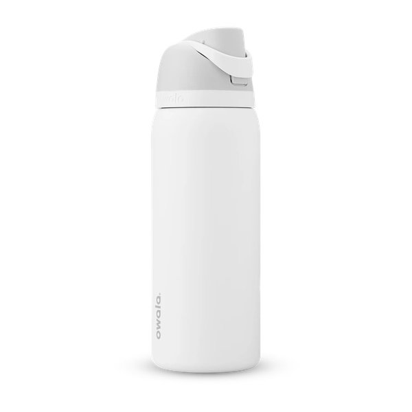 Owala FreeSip Stainless Steel Water Bottle, 32oz, Shy Marshmallow - Walmart.com
