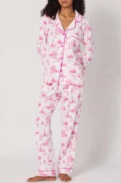 Bedhead Women's Pajamas Long Sleeve Classic Stretch Jersey Pj Set