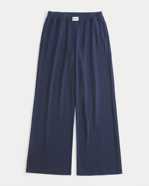 Pointelle Straight Pants