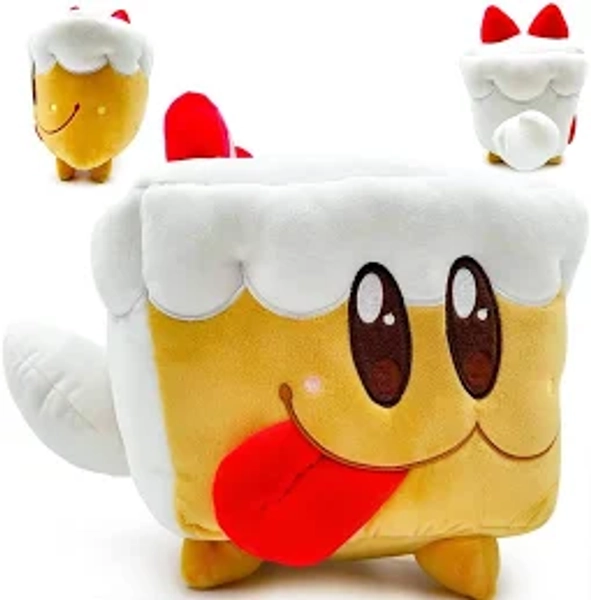 Cookie Run Kingdom Plushie 10in Soft Shadow Milk Cookie Plush,Cute Stuffed Animal For Kids & Fans,Squishy Game Character Toy, For 4 5 6 7 8 9 Old