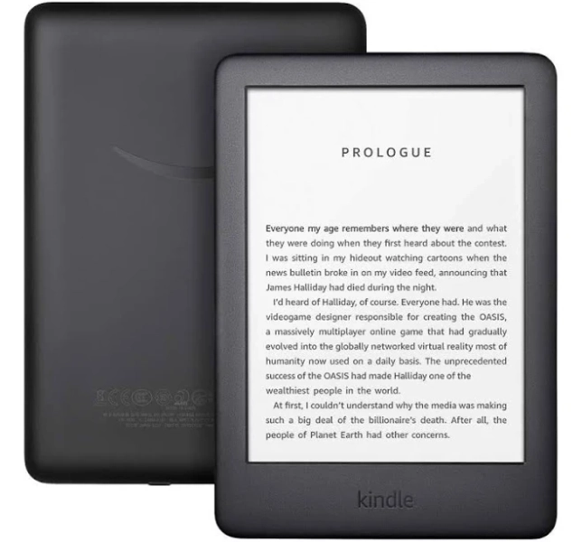Amazon Kindle - 10th Generation - Ebook Reader - 8 GB - 6" Monochrome - Touchscreen - Bluetooth Wi-Fi - Black