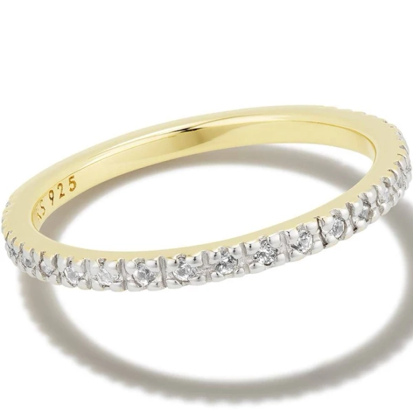 Kendra Scott Arynn 18K Gold Vermeil Sapphire Band Ring