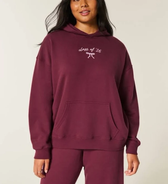 Hollister Women's Oversized Class of '26 Graphic Hoodie
