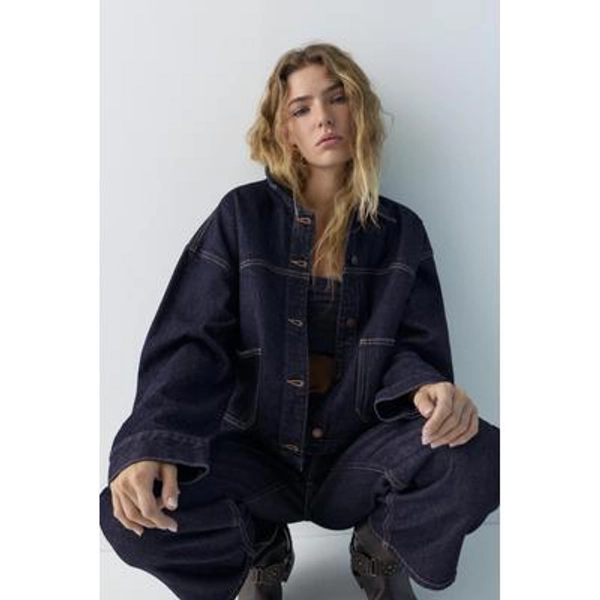 Boxy Denim Overshirt