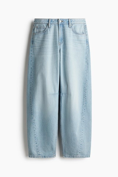 H & M - Barrel Regular Jeans - Blue