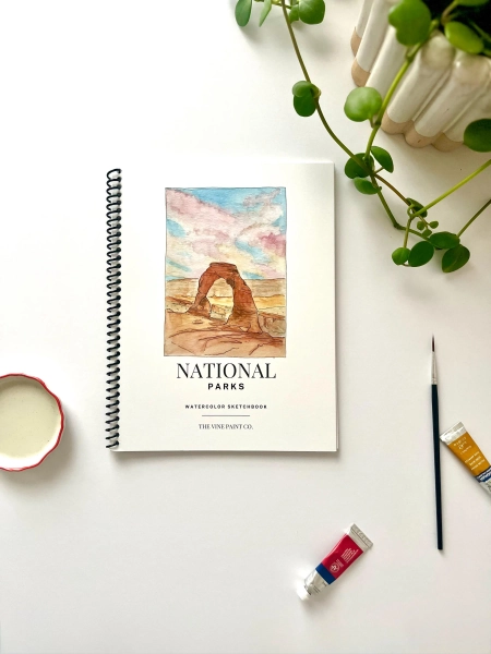 National Parks Watercolor Sketchbook