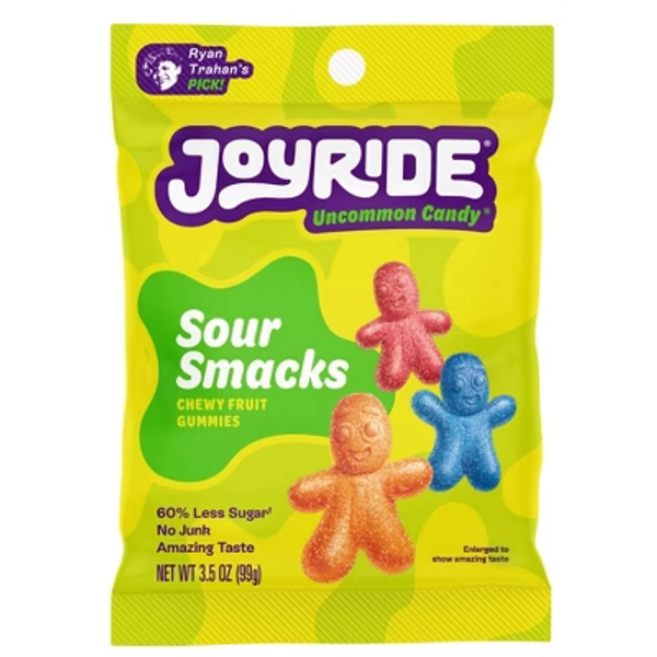 JOYRIDE Candy Sour Gummy Snacks - 3.5oz