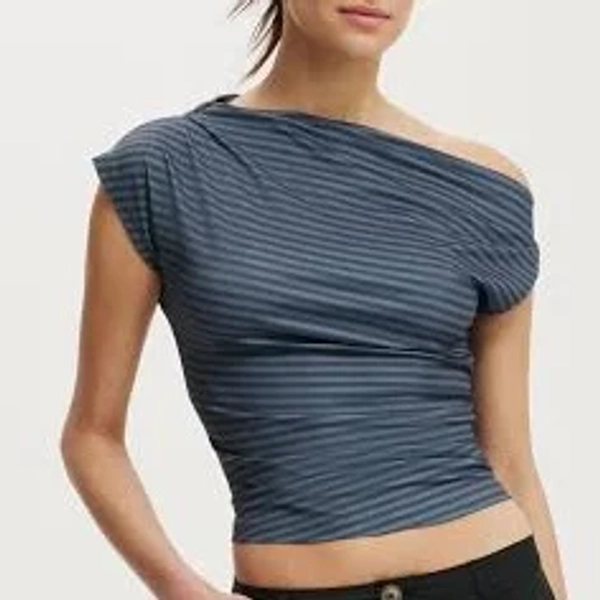 Cotton On Women Georgie Off Shoulder Short Sleeve