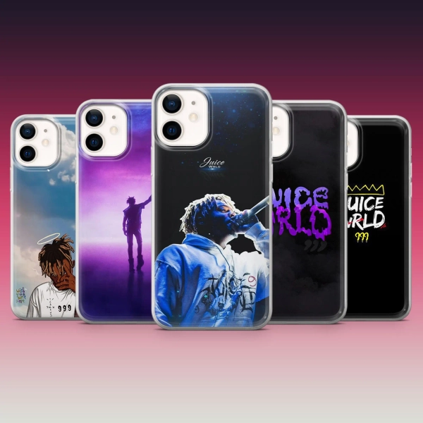 Juice Wrld Phone Case Rap Tribute Cover for iPhone 17 Pro Max, 16, 15, 14, Samsung S25 Ultra, S24Fe, S23, A16, A56, A26, A15, Pixel 10, 9