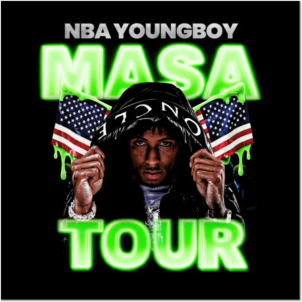 Nba Youngboy Masa Tour Poster
