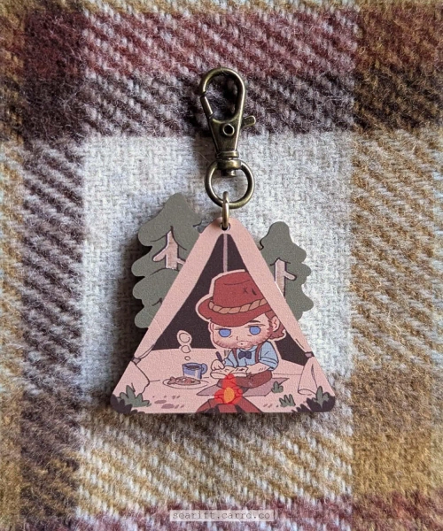 Cowboy Camp / Wood Charm