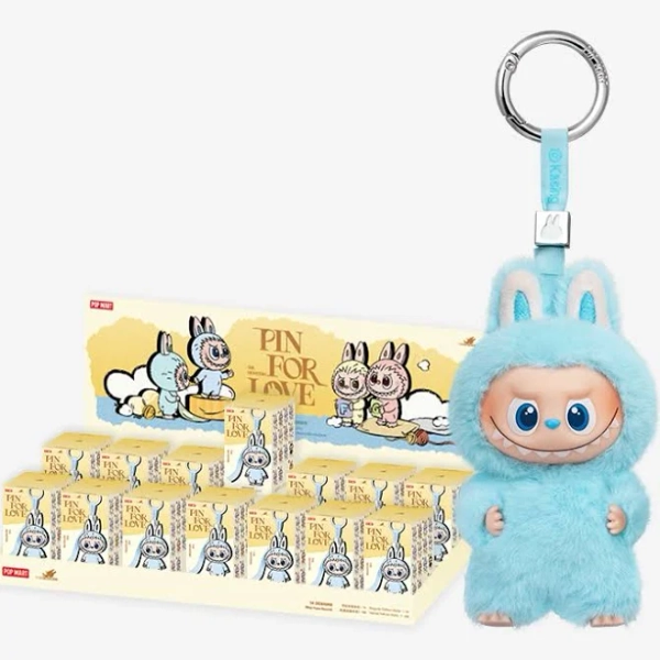 pop mart Labubu The Monsters Pin for Love Series-Vinyl Plush Pendant Blind Box