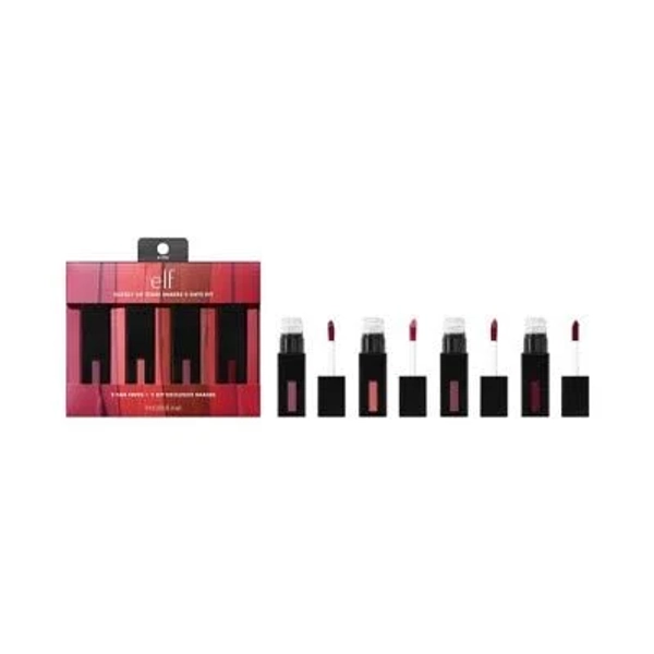 e.l.f. Cosmetics Glossy Lip Stain Shades 4 Days Kit