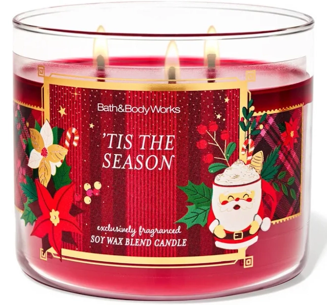 Bath & Body Works TIS The Season 3-Wick Candle