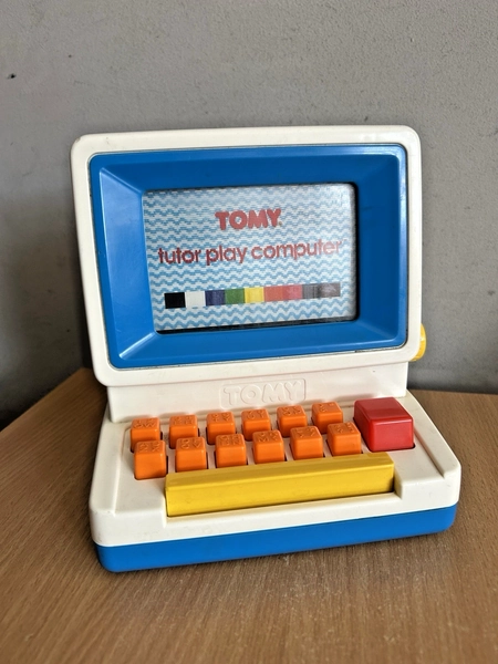 Vintage Tomy Toy Computer Retro 1980s Working Condition