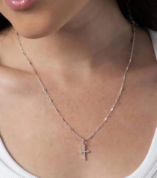 Harmony Silver Cross Charm