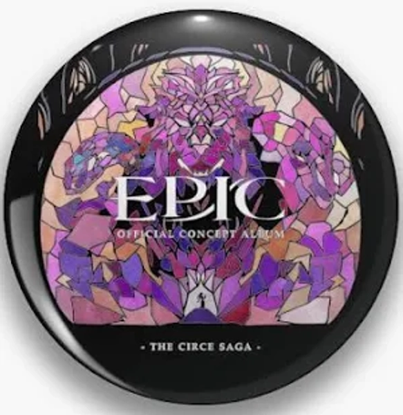 Epic The Circe Saga Stained Glass Musical Pin