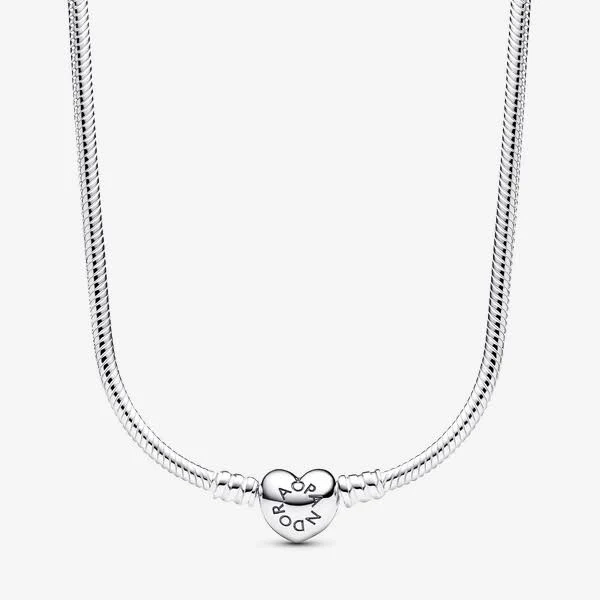Pandora Sterling Silver Sparkling Handwritten Love Collier Necklace
