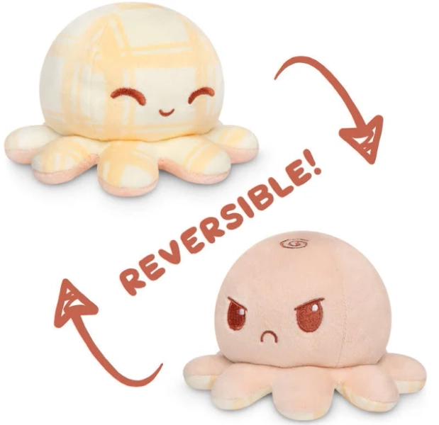 TeeTurtle Reversible Octopus Plushie