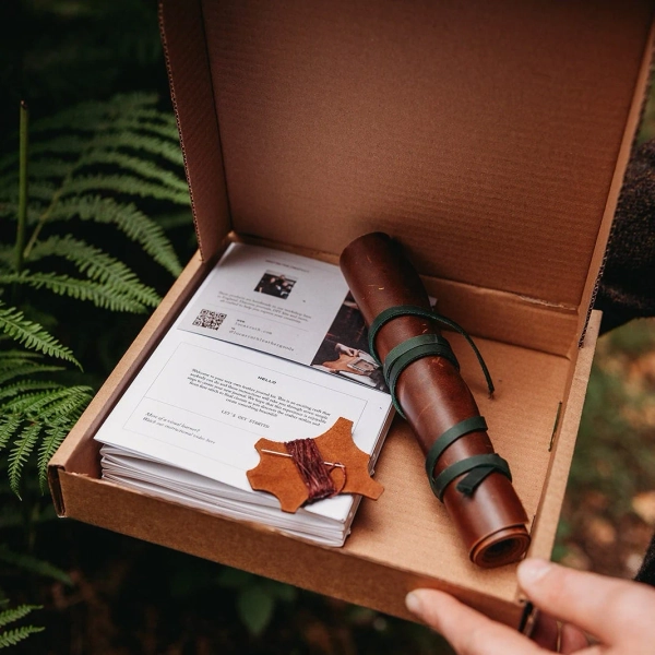 Make Your Own Leather Journal Kit, A6, A5 & A4. DIY Leather craft. Everything is included, Luxury Gift, Personalised Gift