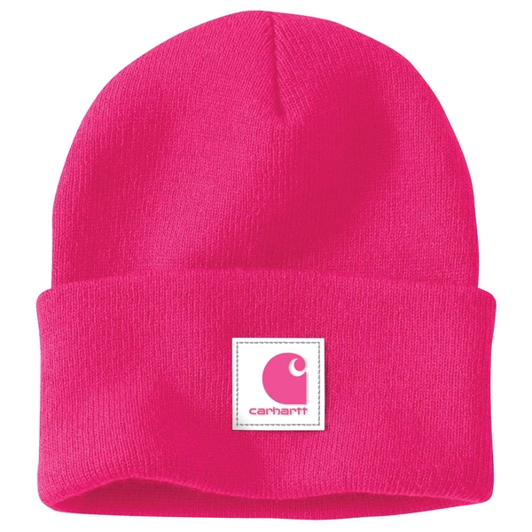 Knit Rubber Patch Beanie