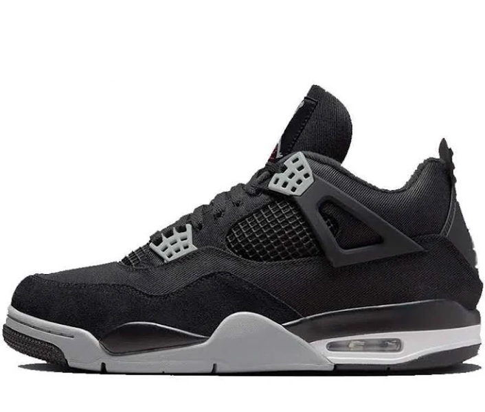 Air Jordan 4 Retro SE Black Canvas Men's