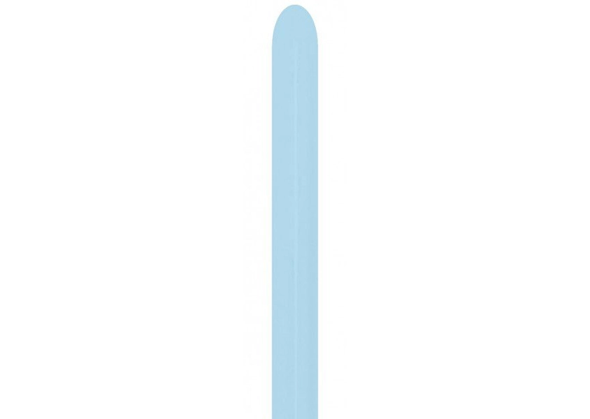 Buy Sempertex Pastel Matte Blue Nozzle Up 260 Latex Modelling Balloons | Balloons4u