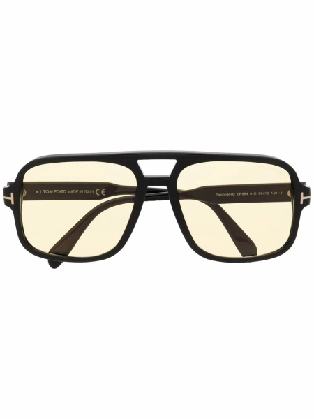 TOM FORD Eyewear tinted pilot-frame sunglasses | One Size
