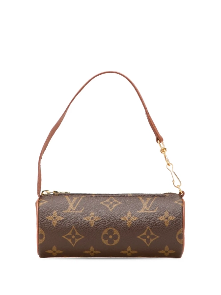 Louis Vuitton Pre-Owned 1990-2025 Monogram Papillon Pochette Handbag | Brown | FARFETCH FR