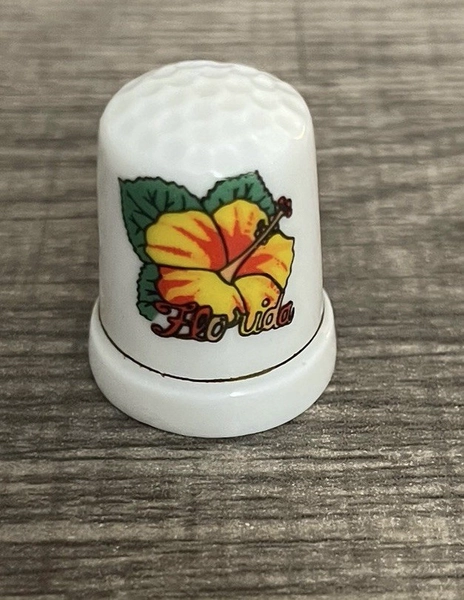 Florida Thimble Vintage Souvenir Collectible
