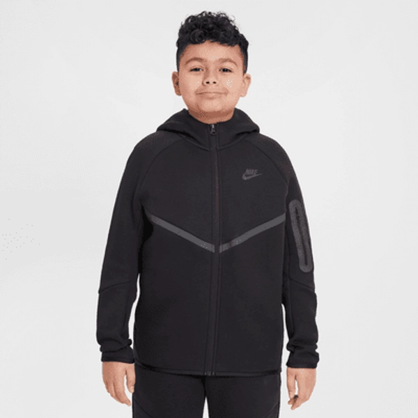 Nike Sportswear Tech Fleece Big Kids' Full-Zip Hoodie (Extended Size)