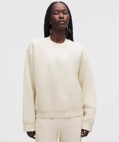 Women's Steady State Crew - Light Ivory - S