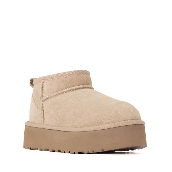 UGG Classic Ultra Mini Platform Boot - Little Kid / Big Kid - Sand - Girls - Size 6