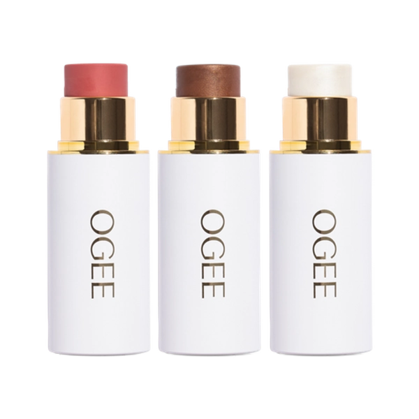 Crystal Contour Collection - Bronzer, Blush & Highlighter Face Sticks