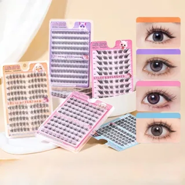 Glue-free Multipack False Eyelashes Cluster (Various Designs)