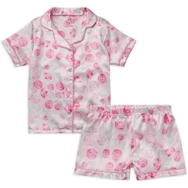 Delia*s Girls' Silky Soft Satin Pajama Set