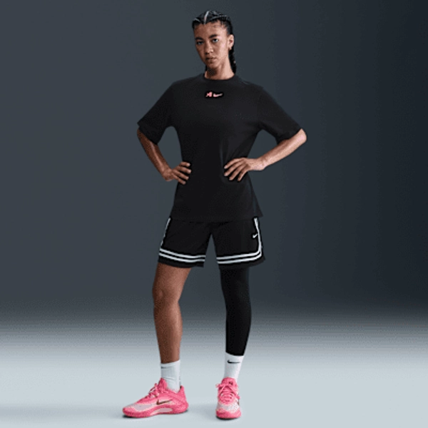 A'ja Wilson Women's A'symmetric Mid-Rise Single-Leg Basketball Leggings