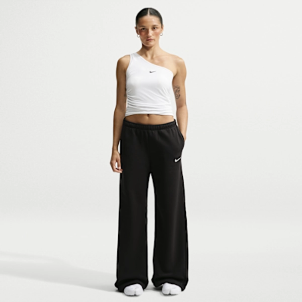 Nike Studio Fleece Medium Weight Women's Mid-Rise Wide-Leg Pants