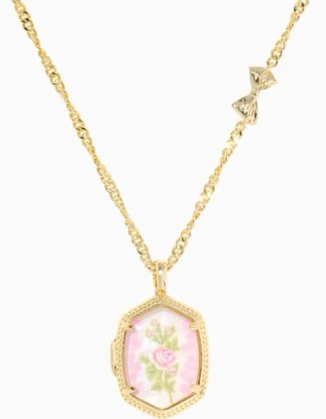 Kendra Scott x Loveshackfancy Blooming Heirloom Daphne Locket Necklace