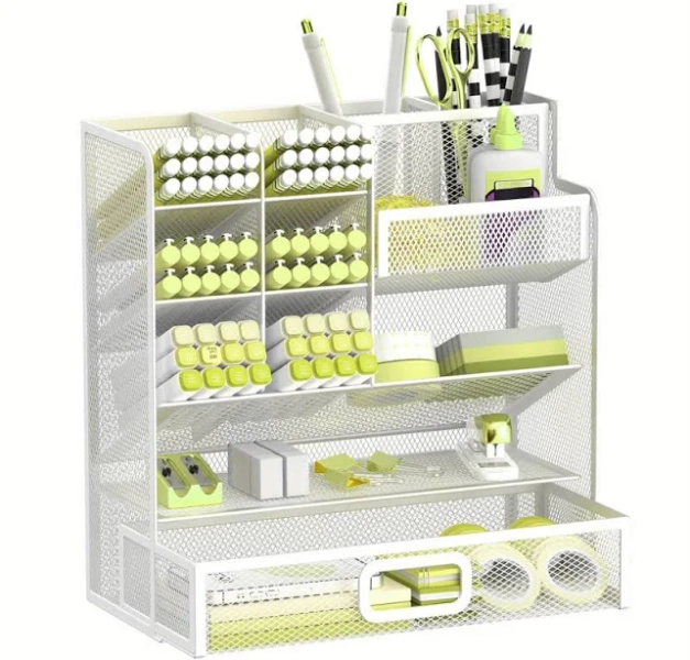 Inbox Zero Desktop Organizer with Drawer