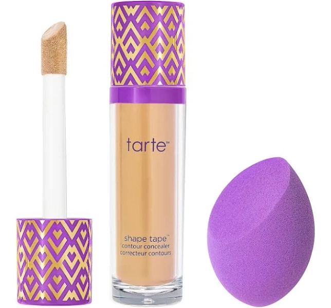 tarte Super-Size Shape Tape Concealerwith Sponge,27S LghtMedSand