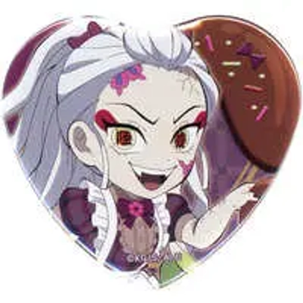 (USED) Daki - Badge - Heart Badge - ufotable cafe Limited - Demon Slayer