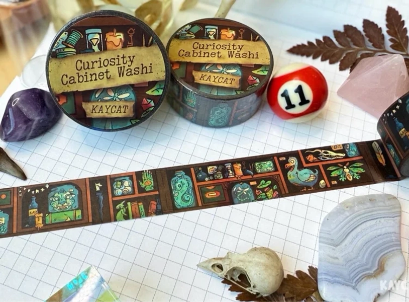 Curiosity Cabinet Washi Tape 