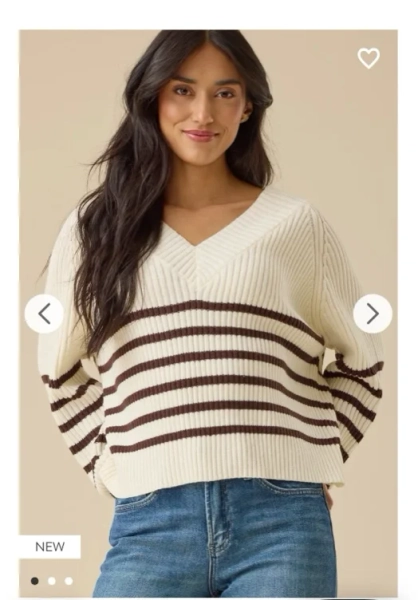 Pippa Ribbed Stripe Sweater