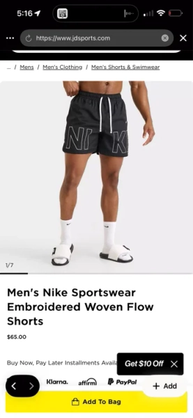 Men's Supply & Demand Mesa Denim Shorts - Size S