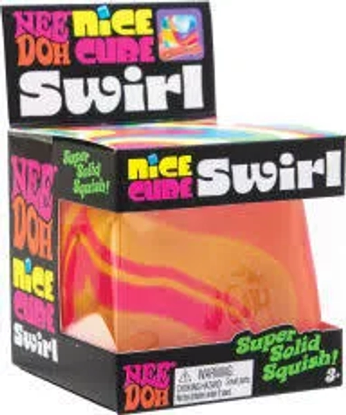 Claire's Schylling NeeDoh Nice Cube Swirl Fidget Toy