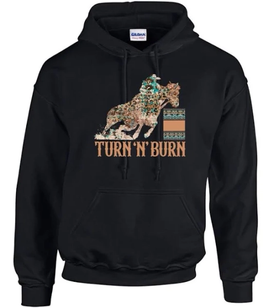 Barrel Racing Horse Hoodie