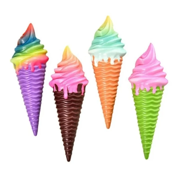 Colorful Ice Cream Squishy Slow Rising Soft Creative Squeeze Toy